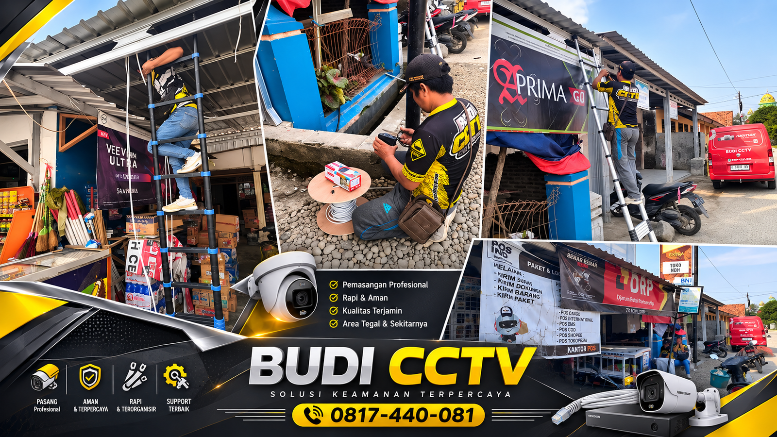 Pemasangan CCTV Hikvision di Toko Sembako Batang