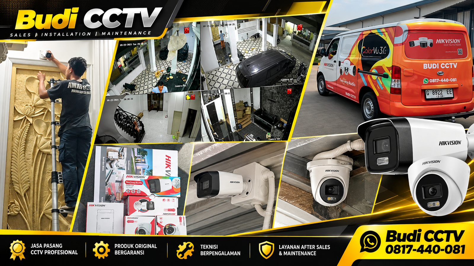 Pemasangan CCTV Hikvision di Pekalongan, Akses Pemantauan Jarak Jauh