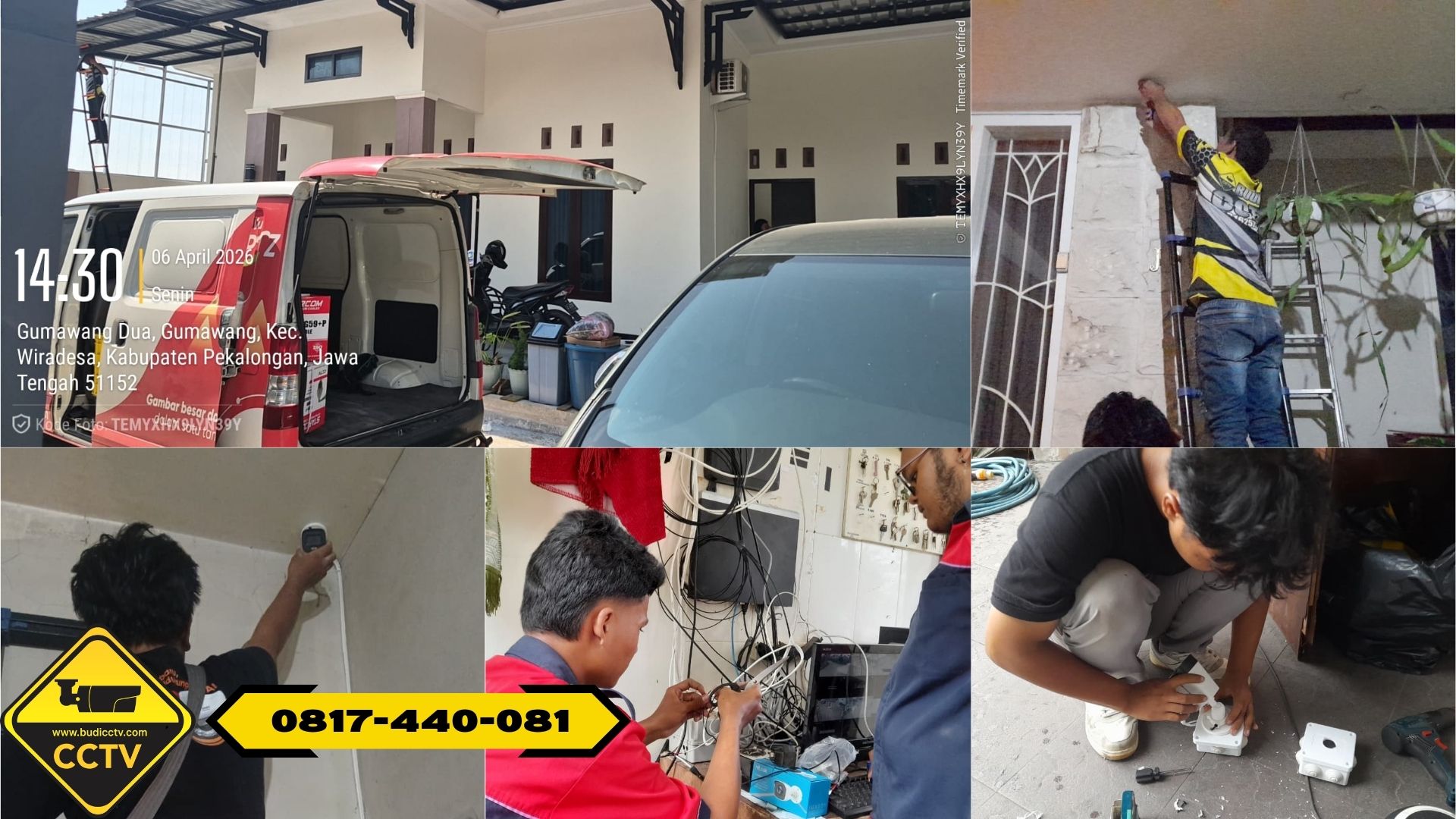 Jasa Pasang CCTV di Pekalongan: Instalasi Hilook ColorVu 4 Channel di Rumah Wiradesa